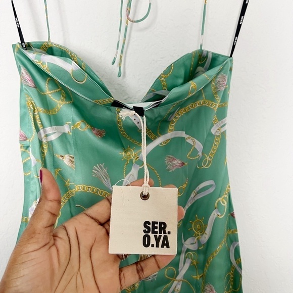 NEW SER.O.YA Farrah Silk Dress - Picture 4 of 6